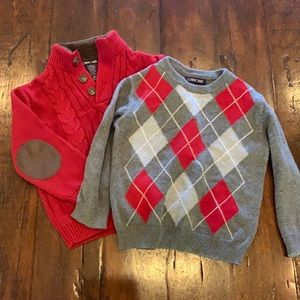 2 boys 3t Cherokee sweaters